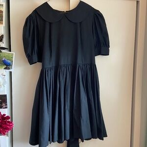 Black Peter Pan Dress